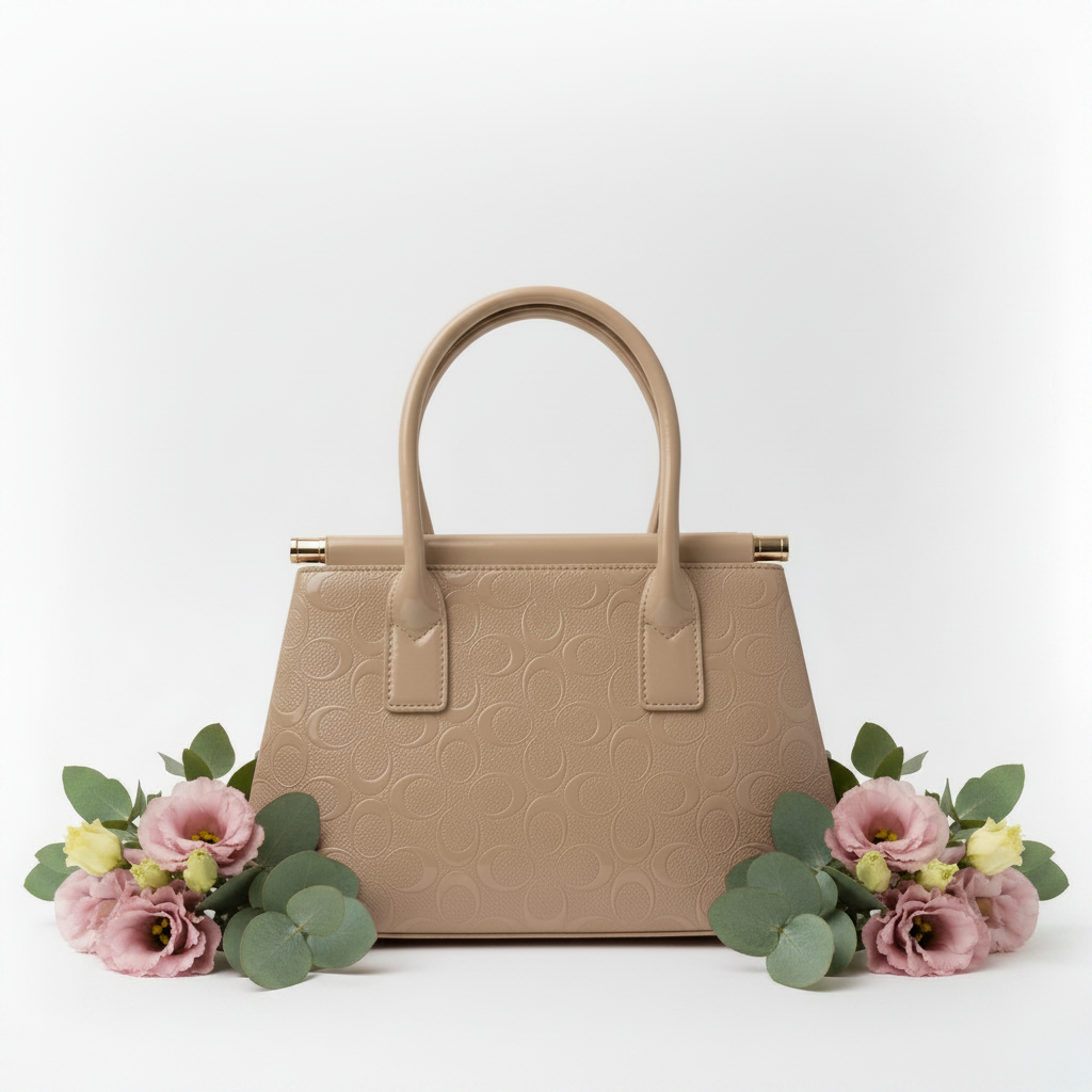 Beige bag front