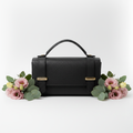 Black mini bag front