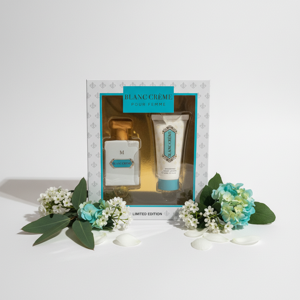 BLANCCRÈME Open Box White Background