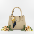 COCONUDA Cream Bag Front with Scarf