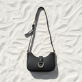 Coconuda Hobo Navy Canvas – White Sand Flat Lay