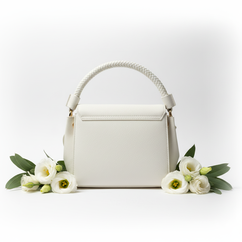 COCONUDA Ivory Bag Back View