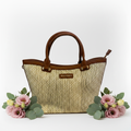 Coconuda raffia tote front