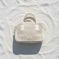 Coveri Collection Boston Chevron Avorio – White Sand Flat Lay