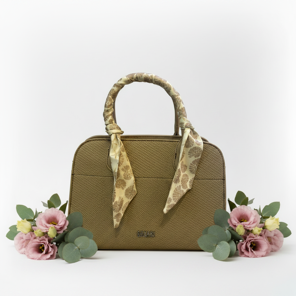 Coveri khaki bag front