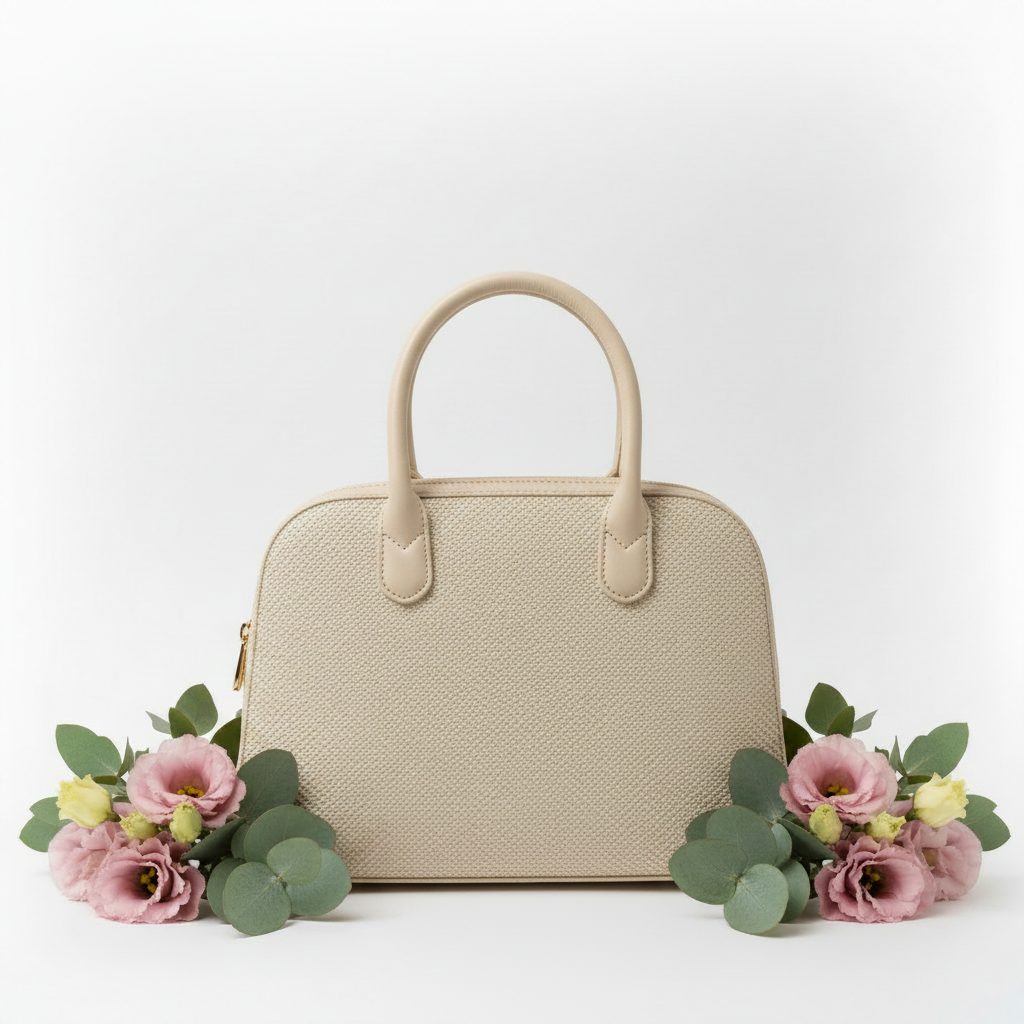 Coveri raffia bag back