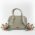 Coveri raffia bag front