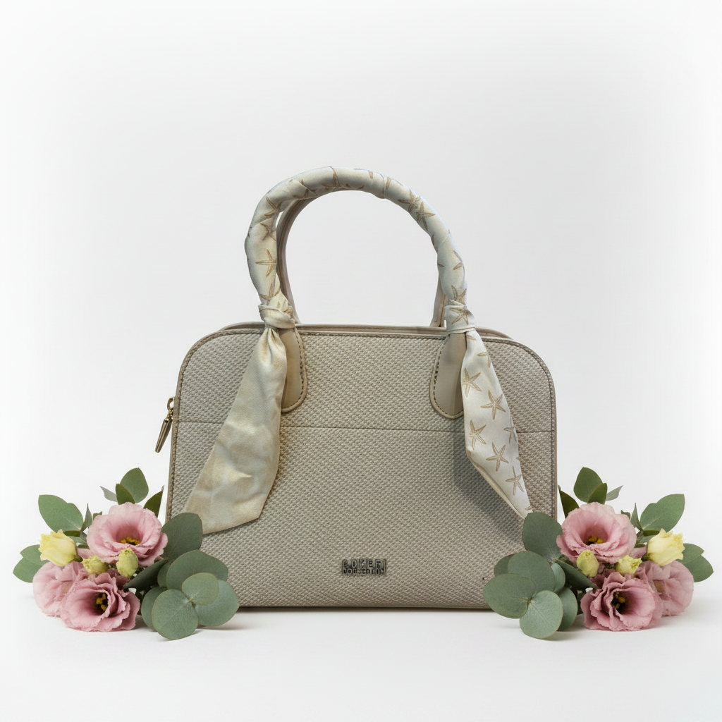 Coveri raffia bag front