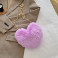 Borsa Puffy Heart Viola