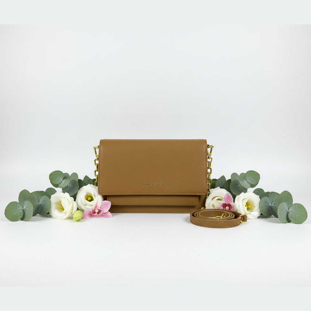 ENRICO COVERI Caramel Wallet Front