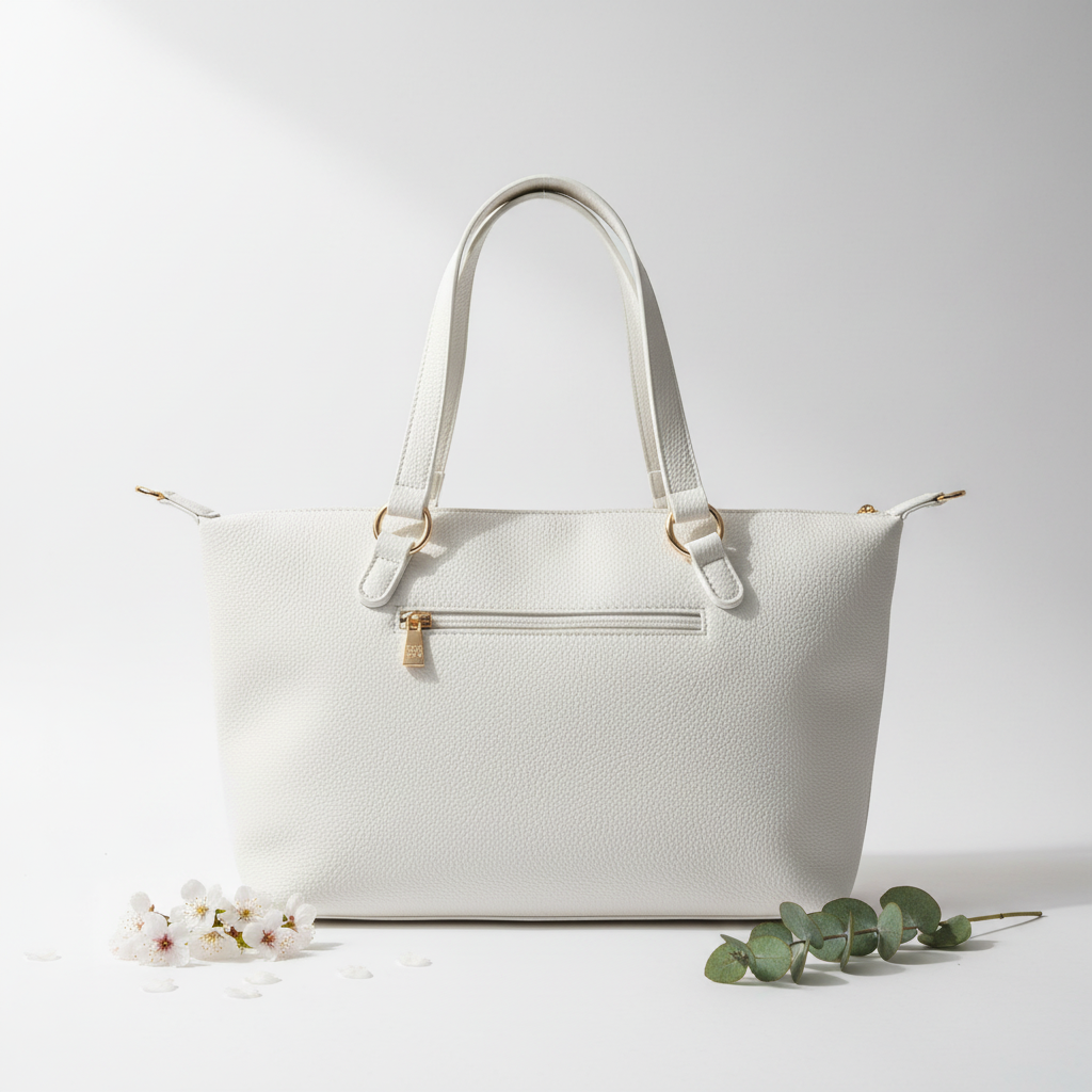 Enrico Coveri Tote Bianca – Retro Spring