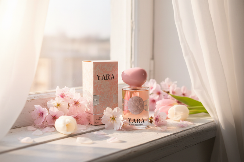 Immagine primaverile del profumo YARA