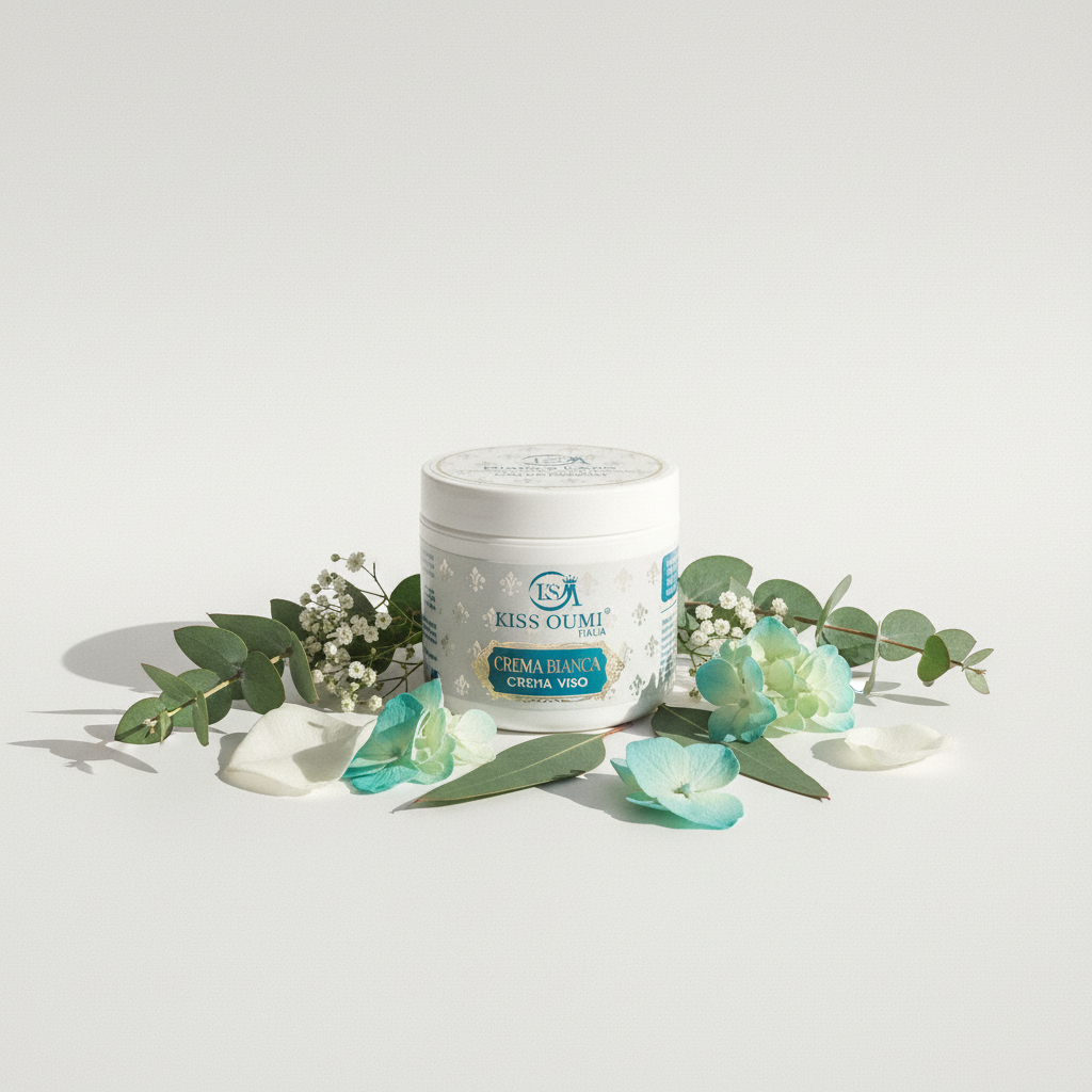 KISS OUMI Face Cream Jar White Background