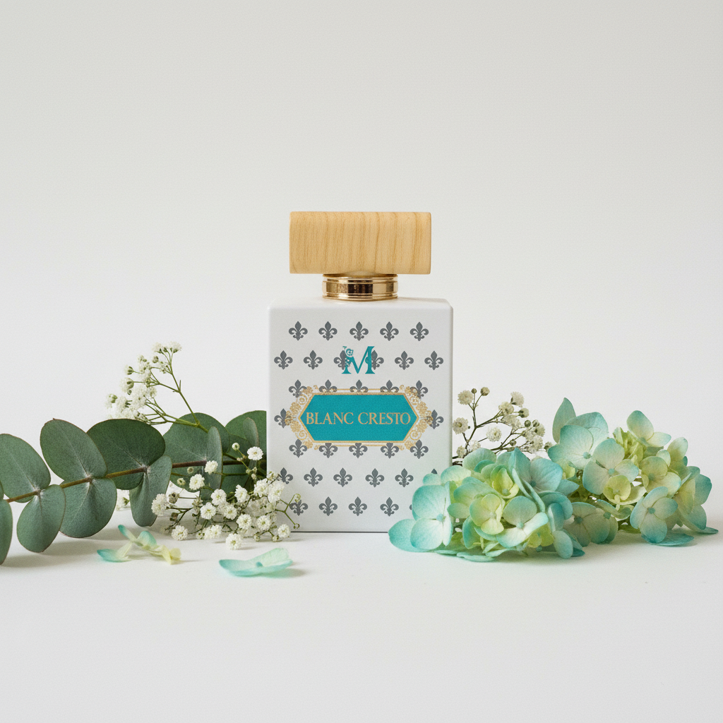 KISS OUMI Perfume White Background