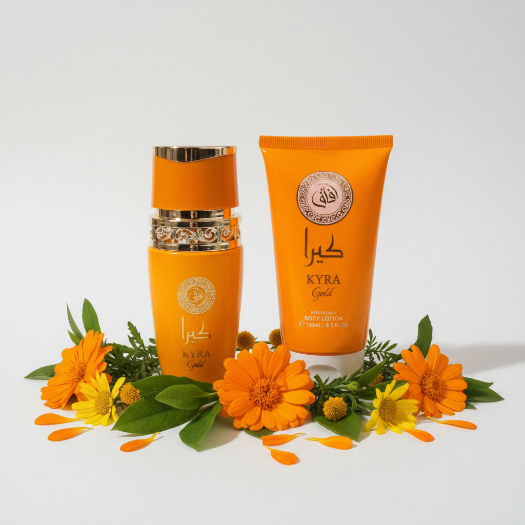 KYRA Gold Products White Background