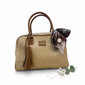 Mariella Burani Raffia Cognac – Frontale Spring
