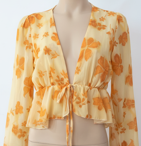Mimosa Wrap Blouse — Luce Migliorata