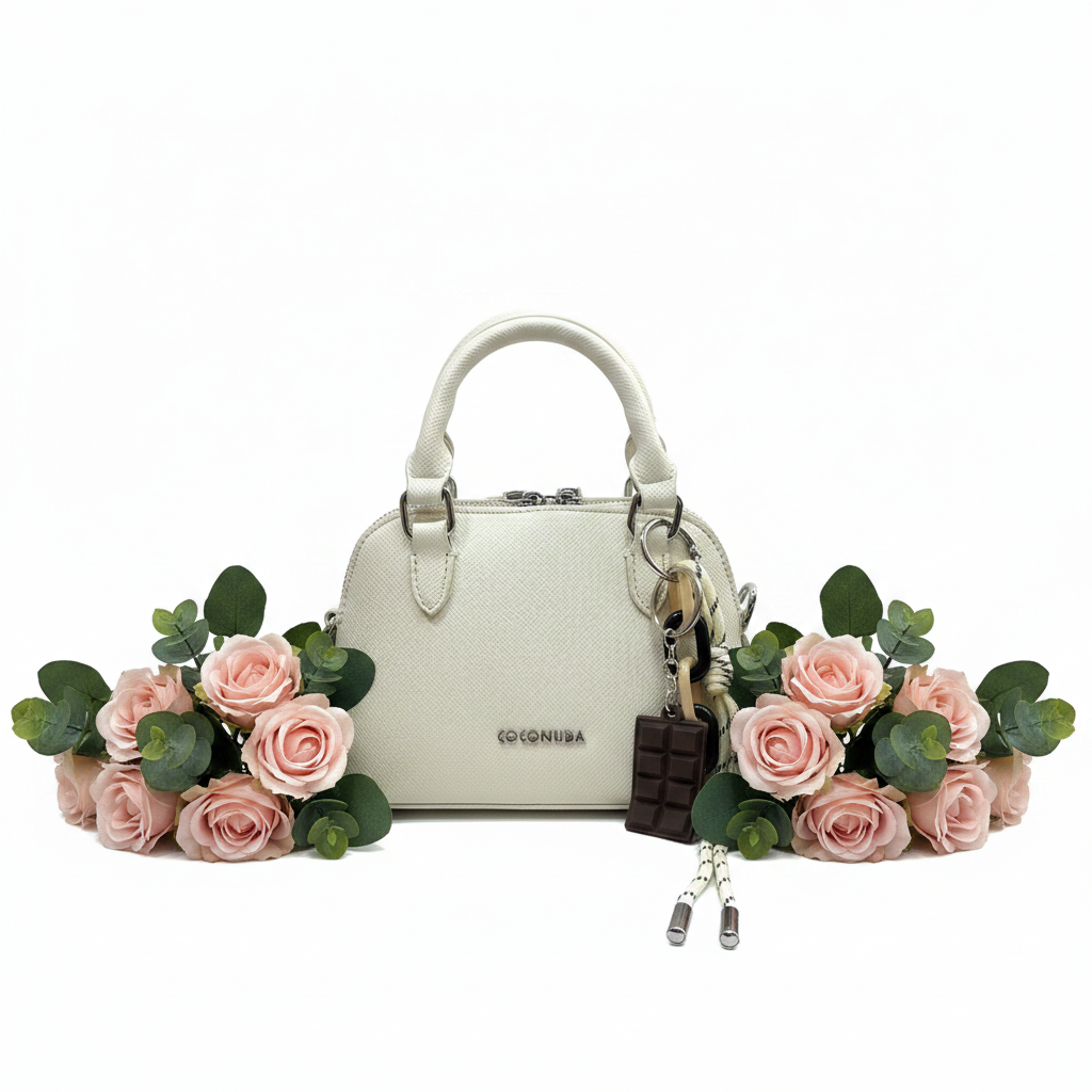 Mini bag bianca - frontale