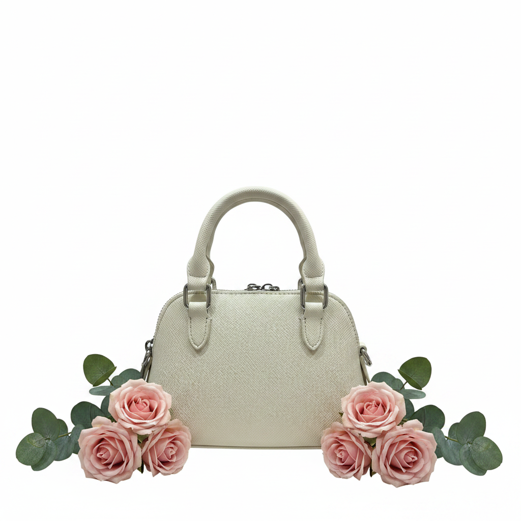 Mini bag bianca - posteriore