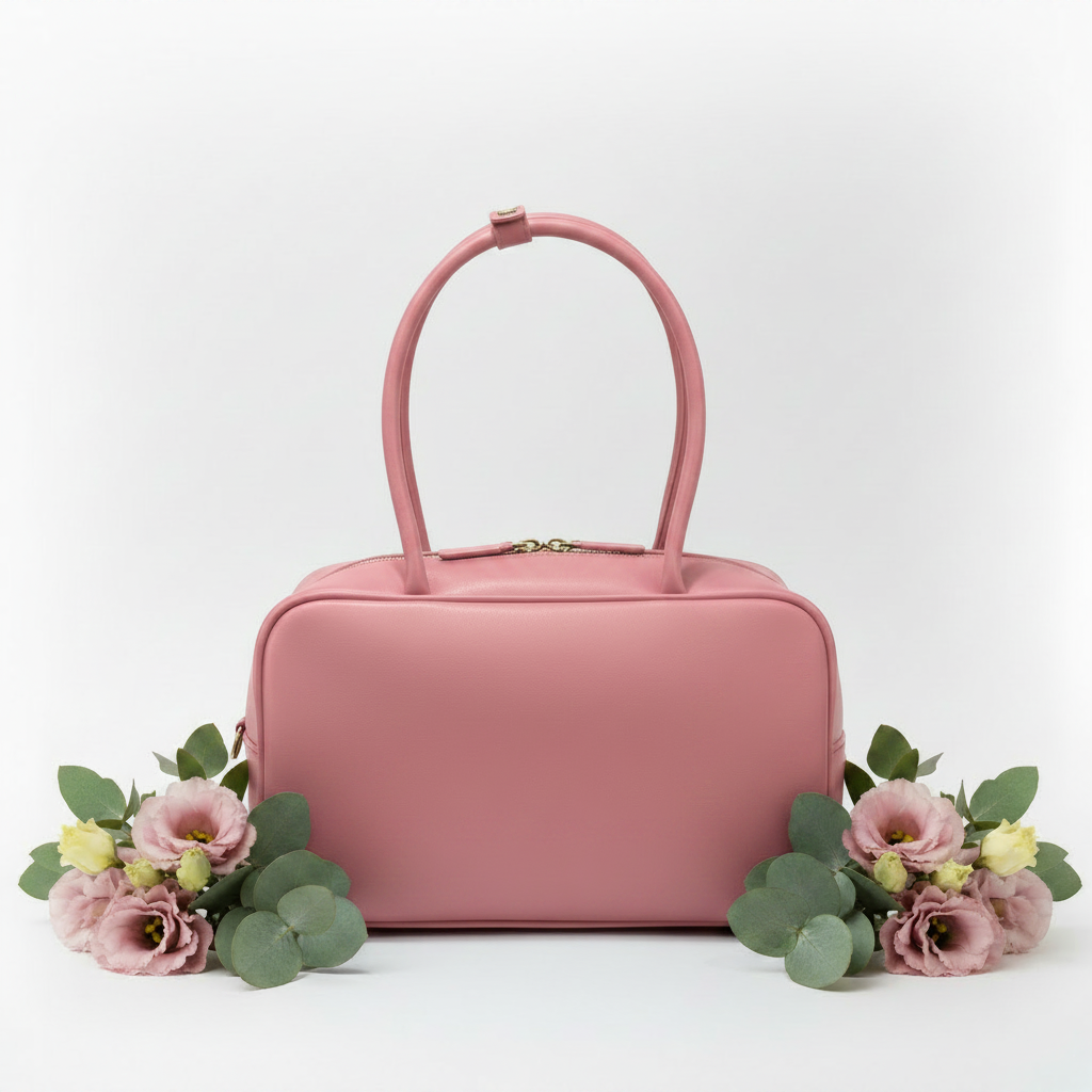 Pink Bowling Bag – Studio Shot