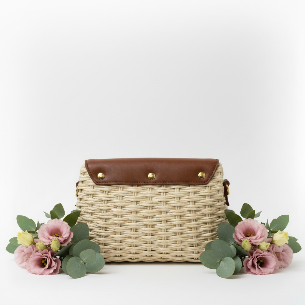 Rattan clutch back