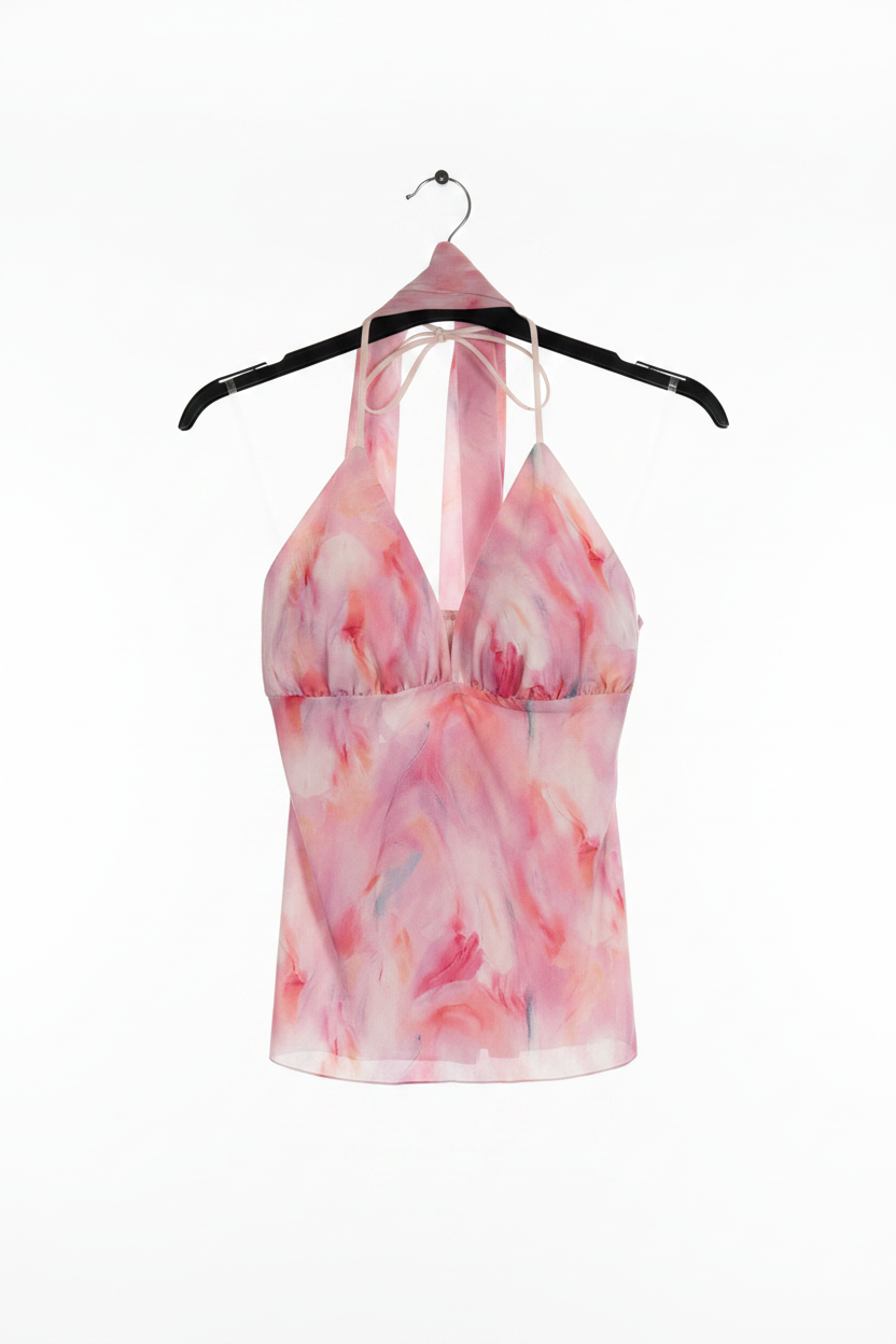 Top Halter Rosa — Versione Migliorata