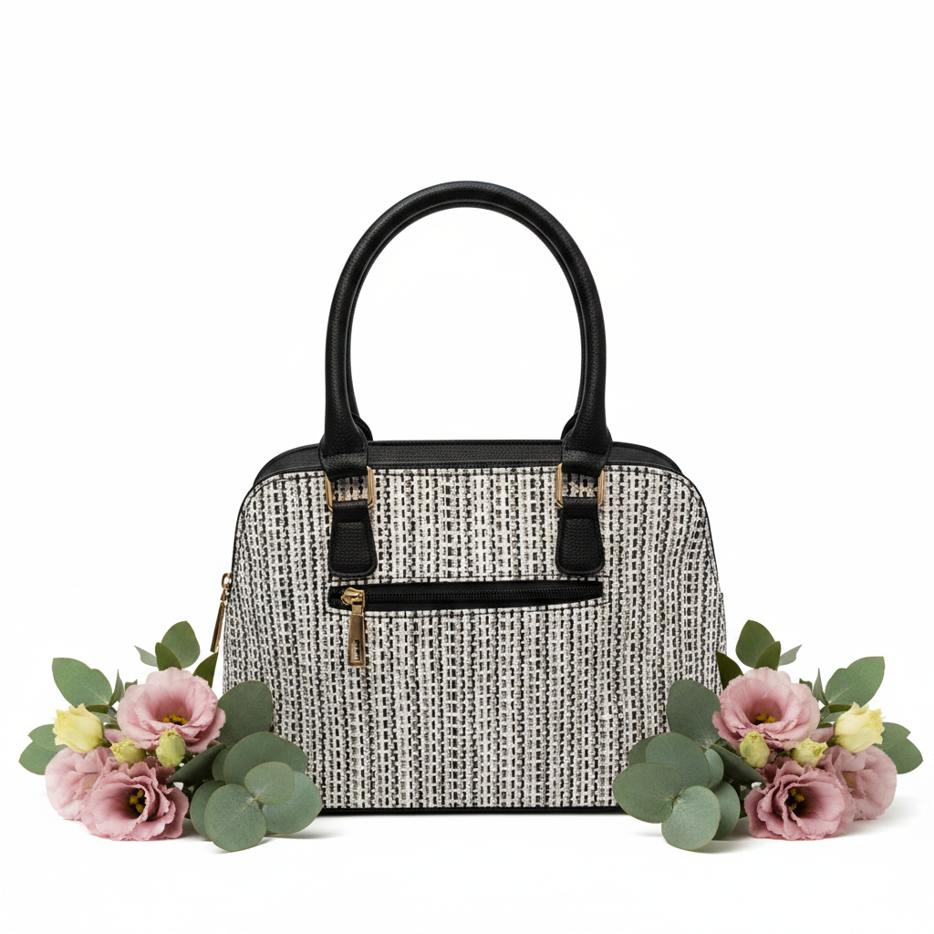 Tweed bag zip - identical